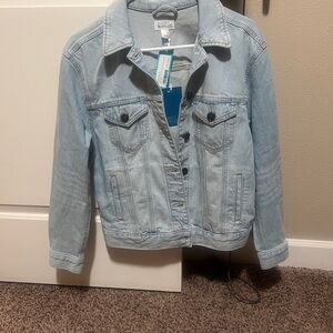 Market & Spruce Light Blue Jean Jacket